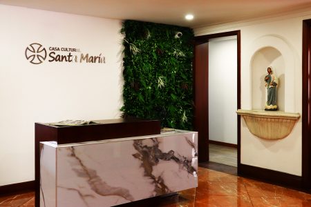 Recepción - casa cultural - Clegio Santa Maria